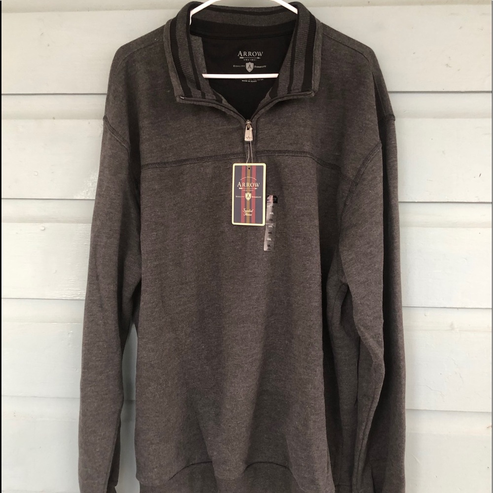 Arrow gray pull over sweater